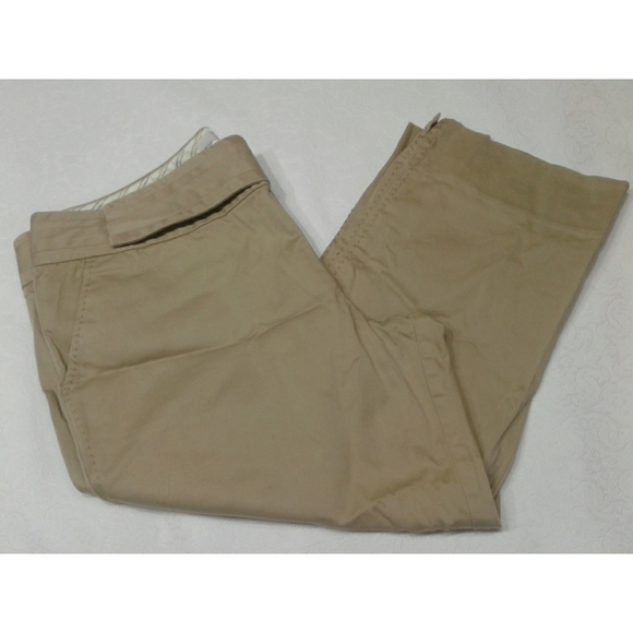 Old Navy khaki capris pants Plus size 16 - Picture 1 of 8